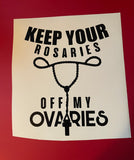 SUPPORT ROE V. WADE & WOMEN'S RIGHTS - VINYL DECALS
