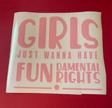 SUPPORT ROE V. WADE & WOMEN'S RIGHTS - VINYL DECALS