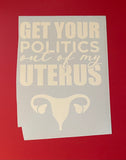 SUPPORT ROE V. WADE & WOMEN'S RIGHTS - VINYL DECALS