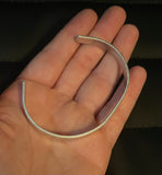 Handmade 'Faith' Aluminum Cuff Bracelet