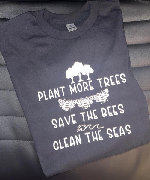 Environmentalist Themed Short Sleeved T-Shirt