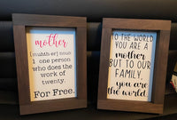 Mother's Day Themed Plaques