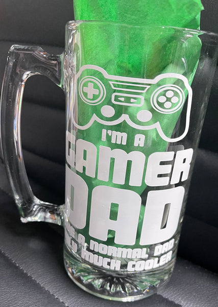 Gamer Dad Beer Mug