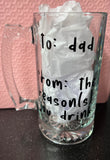 Dad's Reason to Drink Beer Mug