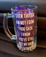 Funny Stepdad Father's Day Beer Mugs