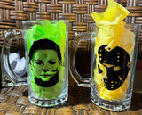 Horror Movie Character Beer Mug Set