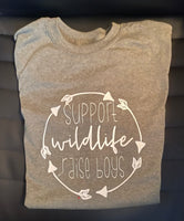 'Support Wildlife, Raise Boys' T-Shirt