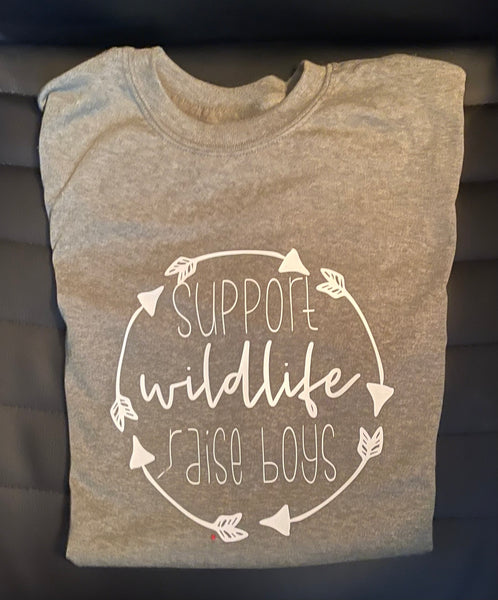 'Support Wildlife, Raise Boys' T-Shirt