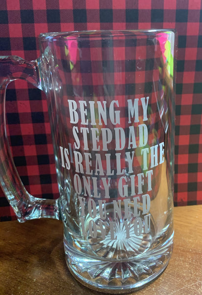 Being My Stepdad Beer Mug