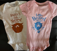 Beard Themed Father's Day Onesies